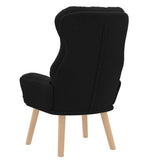 Armchair Black 69 x 74 x 93 cm Sherpa Fabric 42001884