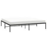 Metal Bed Frame without Mattress Black 180x200cm 350850