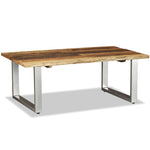 ZNTS Coffee Table Solid Reclaimed Wood 100x60x38 cm 244586