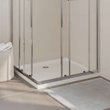 Rectangular ABS Shower Base Tray White 80x90 cm 148908
