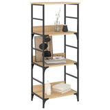 Bookshelf Sonoma Oak 50x33x117.5 cm Engineered Wood 835270