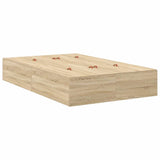 Storage Bed Frame with Drawer Sonoma Oak 236.5 x 120 x 31.5 cm 3335631