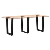 Dining Table Legs V-Shape 3 pcs Black 70x cm Steel 4012660