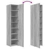 Highboard Grey Sonoma 40x42,5x185 cm Engineered Wood 3281404