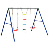 Outdoor Swing Set with Swings and Ladder 3283600