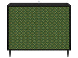 Sideboard GELEEN Black Oak 69 x 33 x 76 cm Engineered Wood 8006931