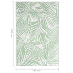 Outdoor Rug ARAKIL Green 190x290 cm PP 316910