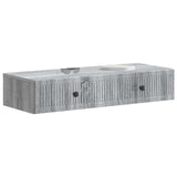 Wall-Mounted Side Table Grey Sonoma 87.5 x 34.5 x 17 cm 897991