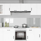 Kitchen Backsplash 2 pcs Transparent 110 x 50 cm Tempered Glass 3415489