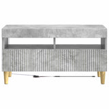 LED TV Cabinet Concrete Grey Engineered Wood 896778
