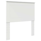 Bed Frame with Headboard White 90 x 200 cm Engineered Wood 3409703