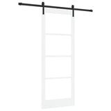 Sliding Door ORKDAL White and Black 83 x 211 cm 3331832