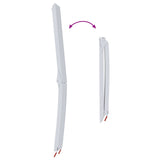 Motorcycle Ramp 680 kg 2 pcs Silver 205 x 28 x 5 cm Aluminium 42021089
