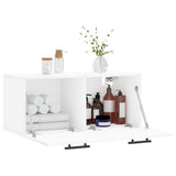 Wall Cabinet White 80x36.5x35 cm Engineered Wood 830100