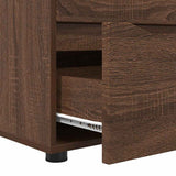 Storage Cabinet Brown Oak 40 x 48 x 57 cm Engineered Wood 888844