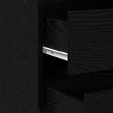 Drawer Cabinet Black 61 x 41 x 58 cm Engineered Wood 868892