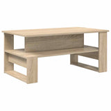 Coffee Table Sonoma Oak 90 x 50 x 40 cm Engineered Wood 8000214