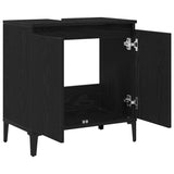 Bathroom Sink Cabinet Black Oak 58 x 33 x 60 cm Engineered Wood 862810