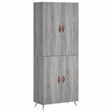 Highboard Grey Sonoma 69.5x34x180 cm Engineered Wood 3195657