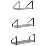 Wall Shelves 6 pcs Grey Sonoma 40 x 16 x 15.5 cm 8014644