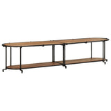 TV Cabinet 200x42x40 cm Solid Wood Acacia 4013495