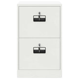 File Cabinet White 45.5 x 42 x 74.5 cm Cold-Rolled Steel 891615