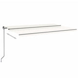 Manual Retractable Awning 500x300 cm Cream 3069137