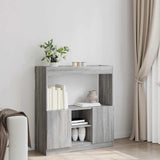 Highboard Grey Sonoma 92x33x100 cm Engineered Wood 855129