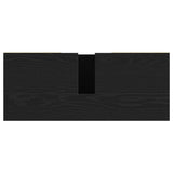 Sink Cabinet Black Oak 80x33x60 cm Engineered Wood 862127