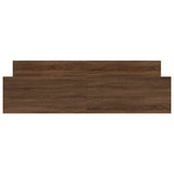Bed Frame without Mattress Brown Oak 160x200 cm 3203767