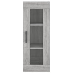Highboard Grey Sonoma 34.5x34x180 cm Engineered Wood 3199519