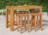 Garden Bar Set Natural wood Solid acacia wood Standard Durable 3154392