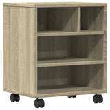 Printer Stand with Wheels Sonoma Oak 41x32x48 cm 840620
