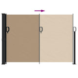 Retractable Side Awning Taupe 140x300 cm 4004304