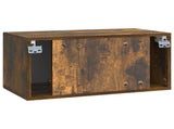 Wall-Mounted TV Cabinet Smoked Oak 59.5 x 31 x 30 cm 898540
