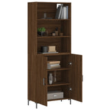 Highboard Brown Oak 69.5x34x180 cm Engineered Wood 3189260