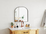 60 x 90cm Arched Home Mirror - Black T3398P330545