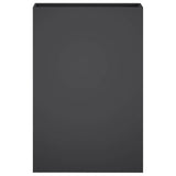 Garden Planter Black 50 x 20 x 75 cm Cold-rolled Steel 8005456