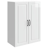 Wall-Mounted Cabinet High Gloss White 66 x 34.5 x 90 cm 899249