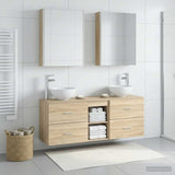 Bathroom Cabinet Set 5 pcs Sonoma Oak Engineered Wood 3406689