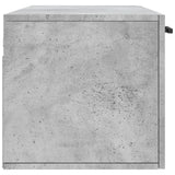 Wall Cabinet Concrete Grey 100x36.5x35 cm Engineered Wood 830160