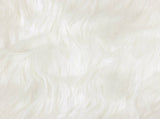 Faux Sheepskin Rug TAFALLA White 80 x 250 cm Polyester 42021458