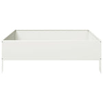 ZNTS Garden Raised Bed White 100x100x33.5 cm Steel 851025