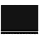 Awning Canopy Replacement for 3.5x2.5 m Black Polyester 42000545