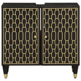 Bathroom Sink Cabinet 62x33x58 cm Solid Wood Mango 358339