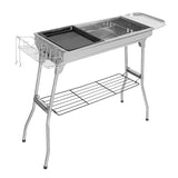 ZNTS Portable Stainless Steel Grill 89541392