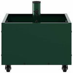 Parasol Base with Planter Green 45 x 45 x 45 cm Steel 42010367