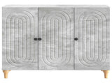 Sideboard Concrete Grey 89 x 34.5 x 80 cm Engineered Wood 894188