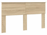 Bed Frame Sonoma Oak 120 x 190 cm Engineered Wood 3408867