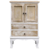 Drawer Cabinet White 50x30x80 cm Wood 284181